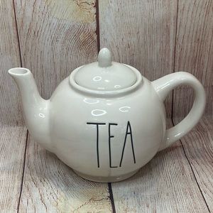 Rae Dunn Cream TEA Teapot